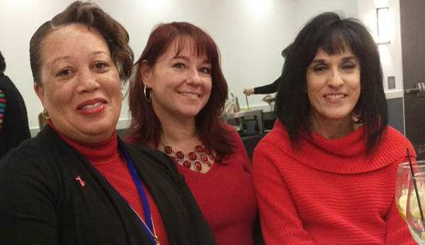 Go-Red-Metropolitan-2017 Employees wear red at Metropolitan Methodist Hospital
