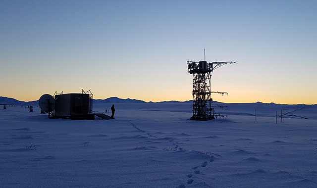 View of one of the NEON program sites in the Arctic