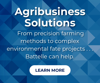 Ad: From  precision farming methods to complex environmental fate projects . . . Battelle can help.