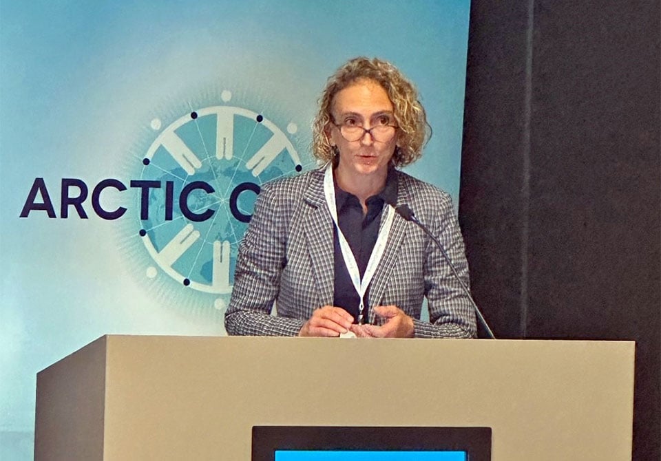 Image: Battelle Technical Fellow Amy Heintz at the Arctic Circle Assembly