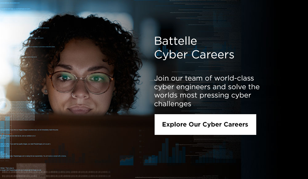 Photo: cyber engineer working on a computer