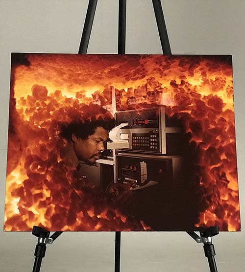 photo entitled Burning Data