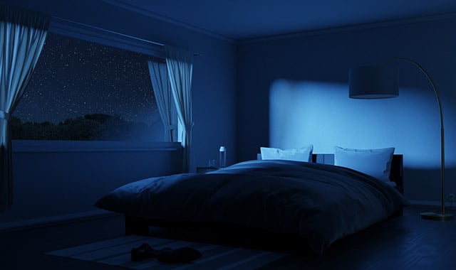 alt=an empty bed in a sof operators bed room