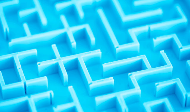 Image: Abstract image of a maze